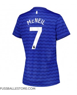 Günstige Everton Dwight McNeil #7 Heimtrikot Damen 2025-26 Kurzarm